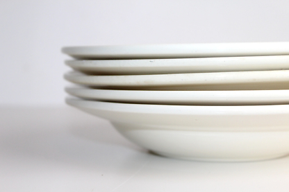 5 vintage Suppen-Teller