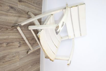 Gartenstuhl Klappstuhl | shabby vintage weiß – Bild 7