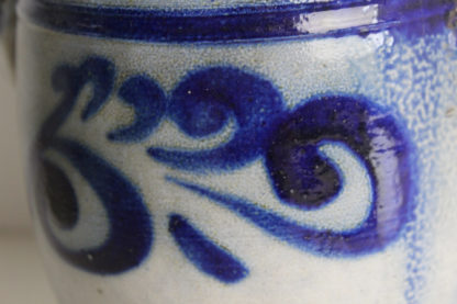 Krug Steinzeug Blau/Grau Handarbeit – Bild 8