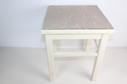 Vintage Hocker | shabby weiß