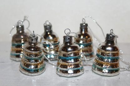 6 besondere antike Weihnachtsbaumanhänger vintage – Bild 3