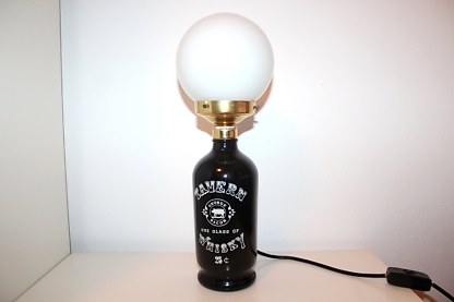 Vintage Bar-Lampe -- Whiskey-Flasche