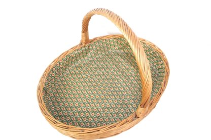 Vintage Korb-Tablett mit Tragegriff – Bild 3