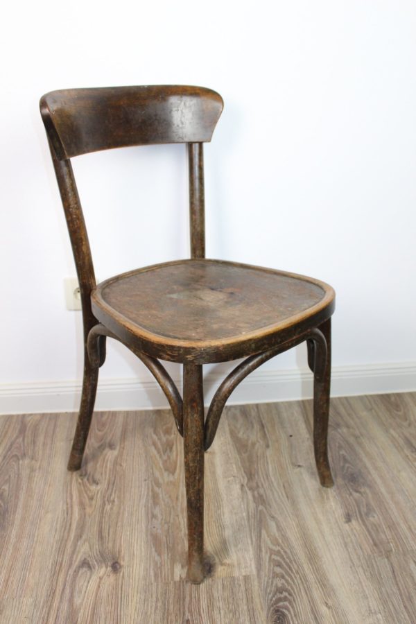 Vintage Küchenstuhl in Dunkelbraun | 2 verfügbar | Mon Ami(e) Vintage