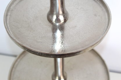 zweistöckige Etagere | silber – Bild 5