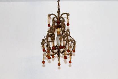 Vintage Hängelampe mit Ornamenten – Bild 4