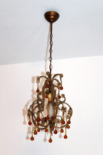 Vintage Hängelampe mit Ornamenten – Bild 6