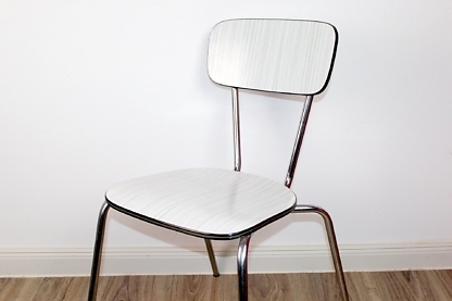 Vintage Küchenstuhl mit Stahlrohrrahmen