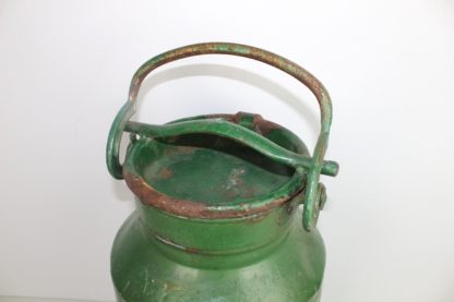 Antike Milchkanne mit Patina | grün vintage – Bild 4