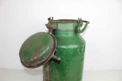 Antike Milchkanne mit Patina | grün vintage – Bild 7