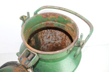 Antike Milchkanne mit Patina | grün vintage – Bild 8