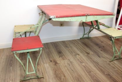 Besonderer Campingtisch Klapptisch | vintage – Bild 7