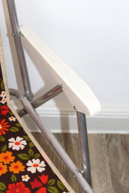 Kinder-Klappstuhl mit Blumenmuster| vintage – Bild 6