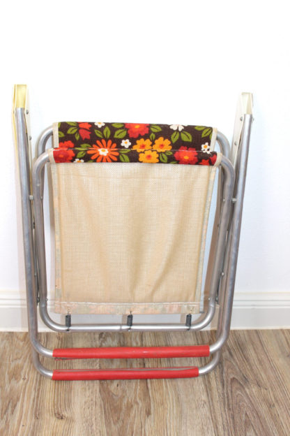 Kinder-Klappstuhl mit Blumenmuster| vintage – Bild 8