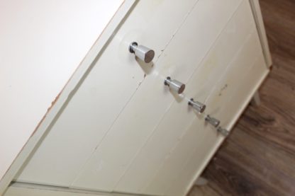 Vintage Schränkchen mit Schubladen in weiß | shabby vintage – Bild 4
