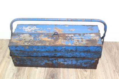 Blaue Werkzeugkiste | shabby – Bild 6