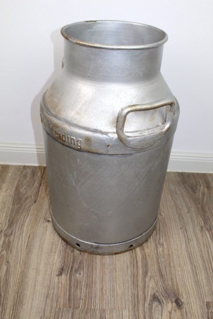 Antike Milchkanne mit Patina | "Alpenmilch Weiding 177/58" – Bild 5
