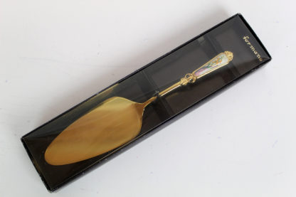 Goldene Tortenschaufel mit Blumenmotiv | Formano – Bild 5