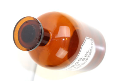 Apothekerflasche | 1 Liter | braun | antik | Aufschrift  HYDROG. PEROXYD. SOL. | vintage – Bild 7