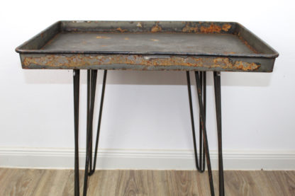 Beistelltisch klein | Metall | Vintage – Bild 8