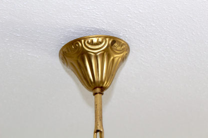 Vintage Kronleuchter mit Glas-Ornamenten – Bild 7