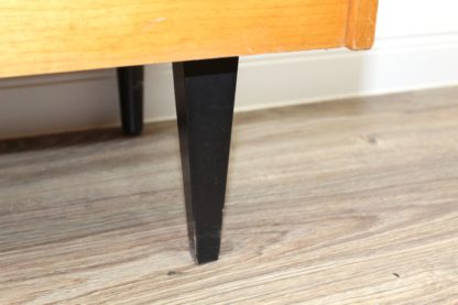 Vintage Schuhschrank mit 3 Klappen, Furnier – Bild 5