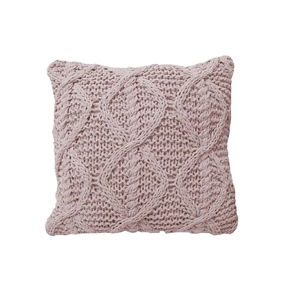 Strickkissen Overseas Diamond | 45x45cm | blush