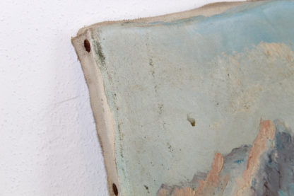 Gemälde auf Leinwand "Gebirge mit Fluss" | vintage – Bild 8