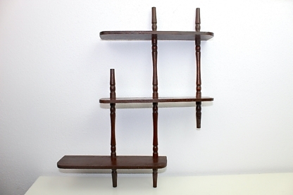 Kleines Holzregal | Wandregal | vintage