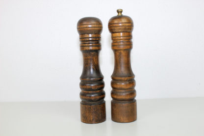 Salzstreuer und Pfeffermühle | Holz | Vintage – Bild 3