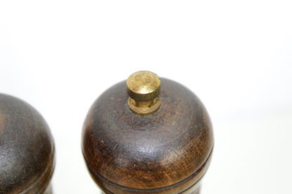 Salzstreuer und Pfeffermühle | Holz | Vintage – Bild 6