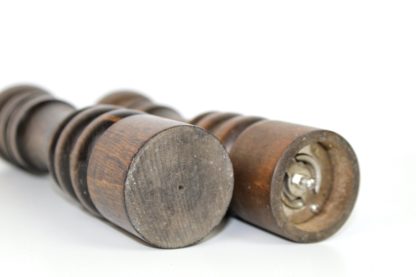 Salzstreuer und Pfeffermühle | Holz | Vintage – Bild 9