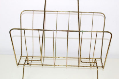 Mid century Zeitungsständer aus Messing – Bild 4
