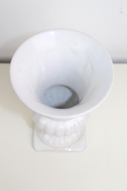 Formschöne weiße Landhaus-Vase | vintage – Bild 4