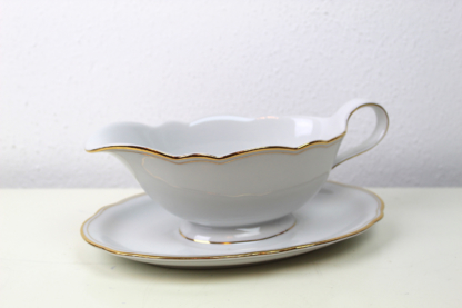 Vintage Sauciere von "Schirnding" | Goldrand – Bild 2