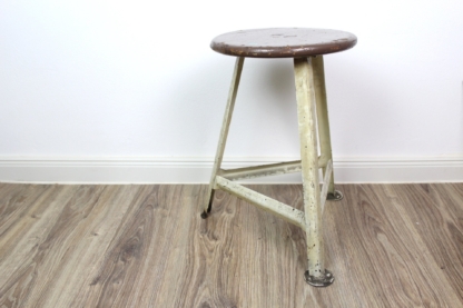 Werkstatthocker | Dreibein | vintage