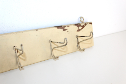 Antike Hakenleiste | shabby cremeweiß – Bild 4