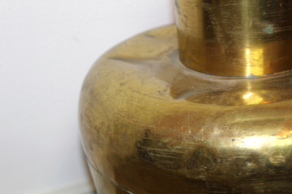 Bodenvase aus Messing mit Kupferfuß – Bild 5