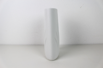 Ovale Rosenthal-Vase | Porzellan weiß matt – Bild 2
