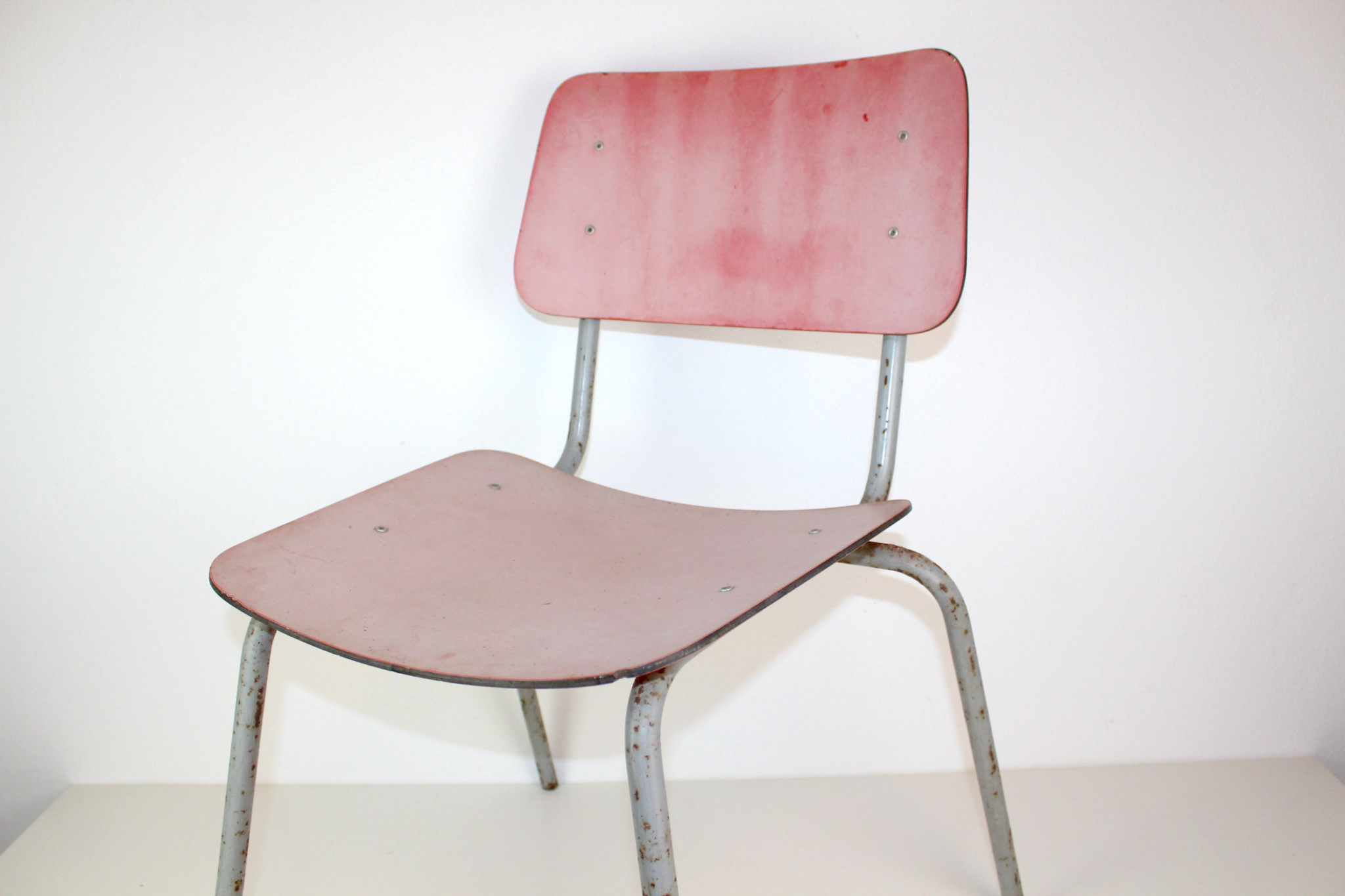 Vintage Küchenstuhl mit Stahlrohrrahmen | 2 verfügbar | Mon Ami(e) Vintage