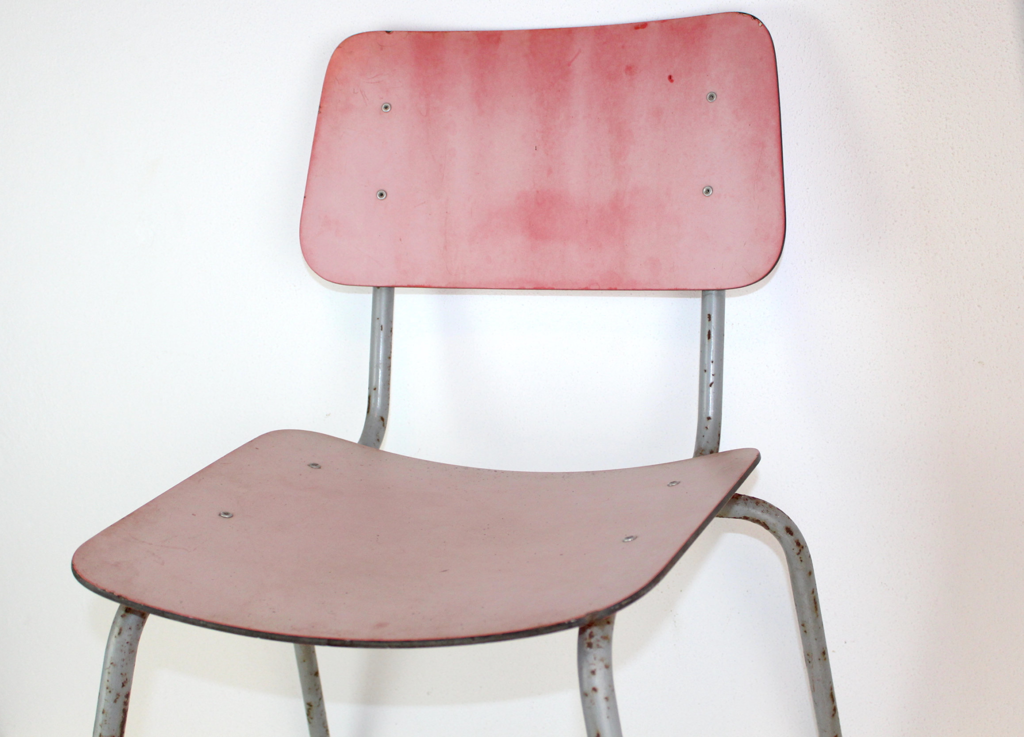 Vintage Küchenstuhl mit Stahlrohrrahmen | 2 verfügbar | Mon Ami(e) Vintage