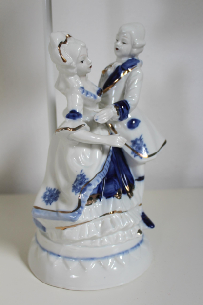 Vintage Lampe mit Porzellan-Figur – Bild 2