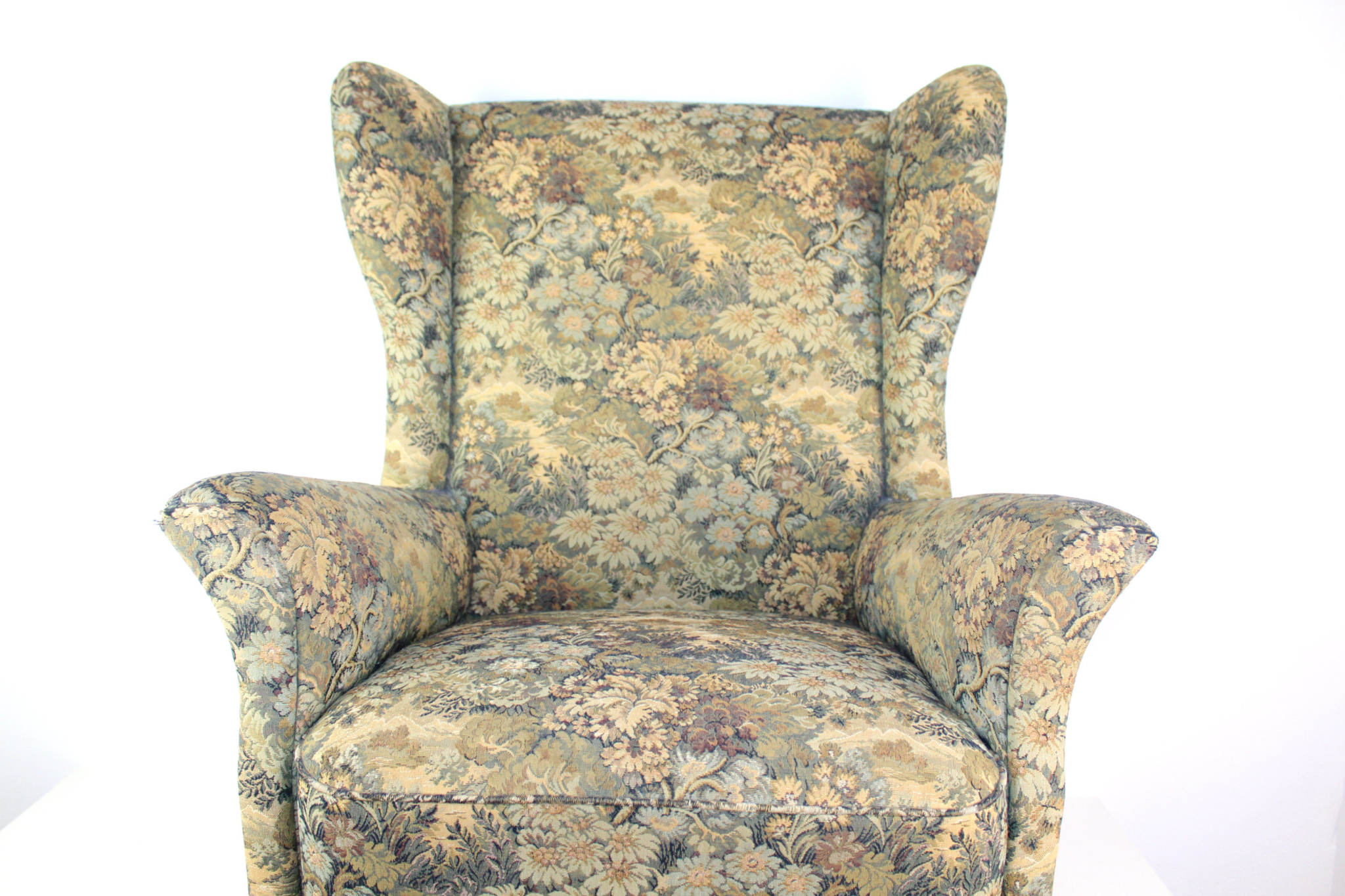 Vintage Ohrensessel mit Blumenmuster | Mon Ami(e) Vintage