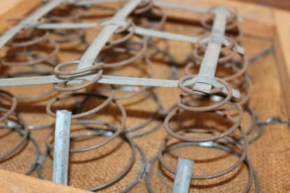 Vintage Polsterstühle mit Korbgeflecht – Bild 7