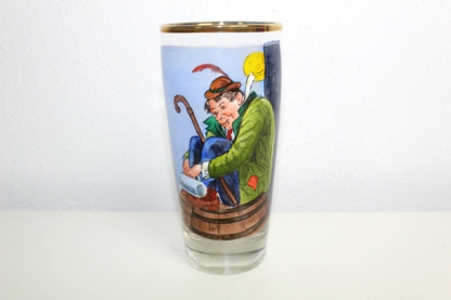 Trinkglas | "O'Trautes Heim, I trau mi net heim" | 0,25 l vintage