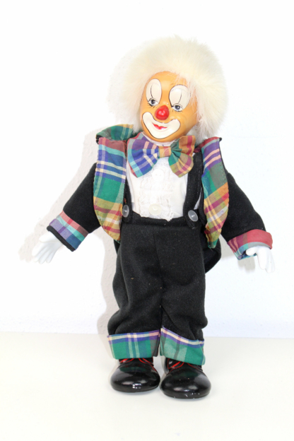 Vintage Clown mit Porzellankopf – Bild 3