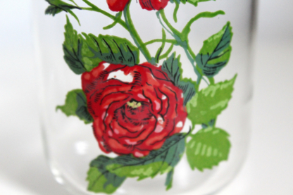 Vintage Gläser mit Rosen-Motiv – Bild 4