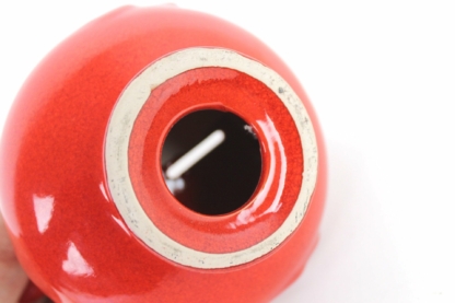 Vintage Spardose | Ente aus Keramik rot – Bild 5