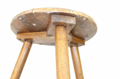 Werkstatthocker | Dreibein | vintage – Bild 7