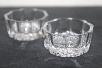 2 vintage Glas-Eierbecher